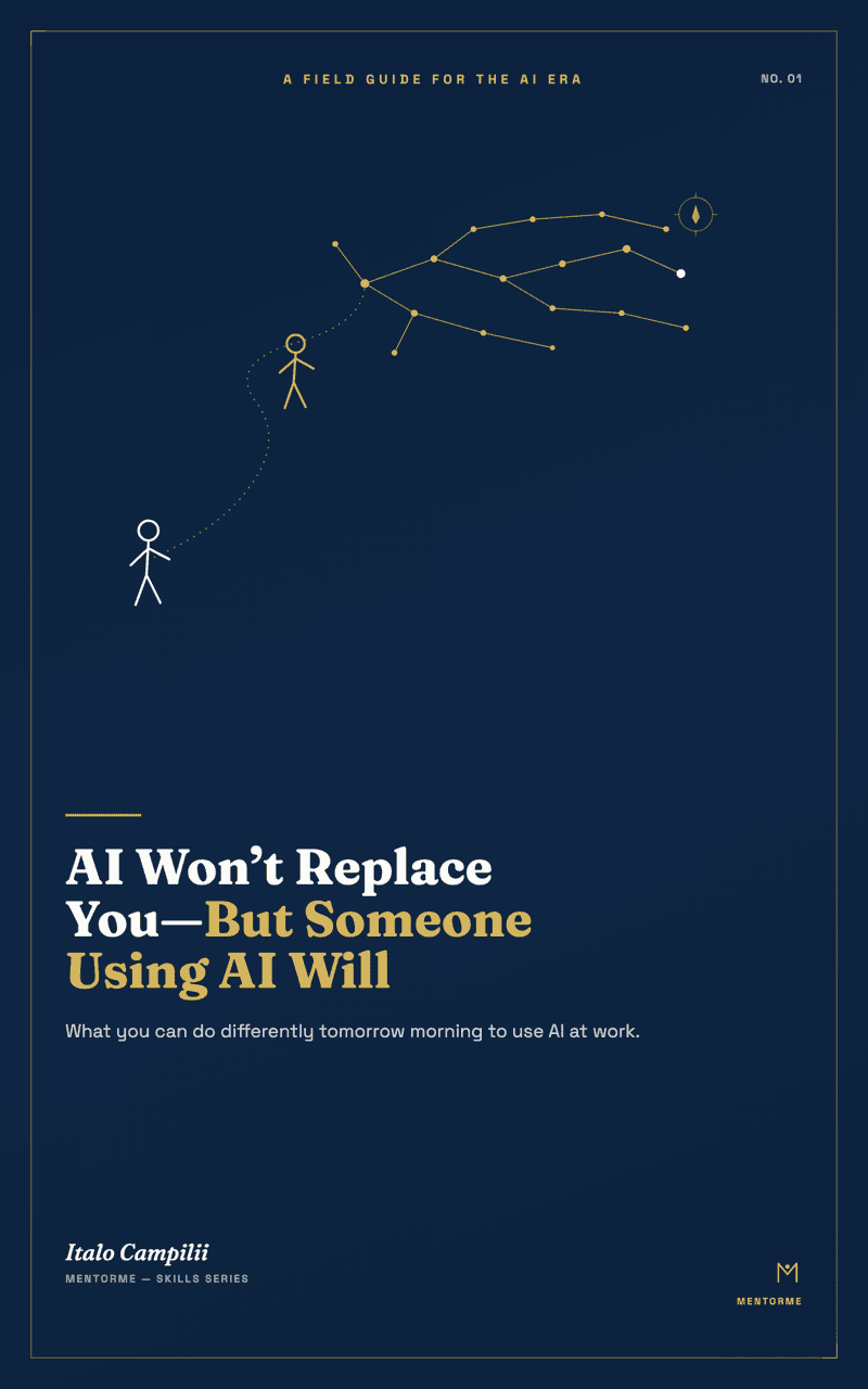 AI Won't Replace You — But Someone Using AI Will — book cover