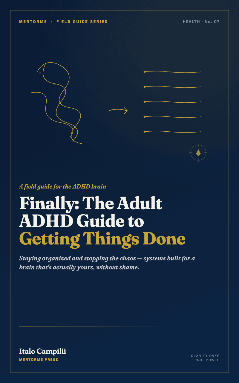 Finally: The Adult ADHD Guide to Getting Things Done, Staying Organized, and Stopping the Chaos — book cover