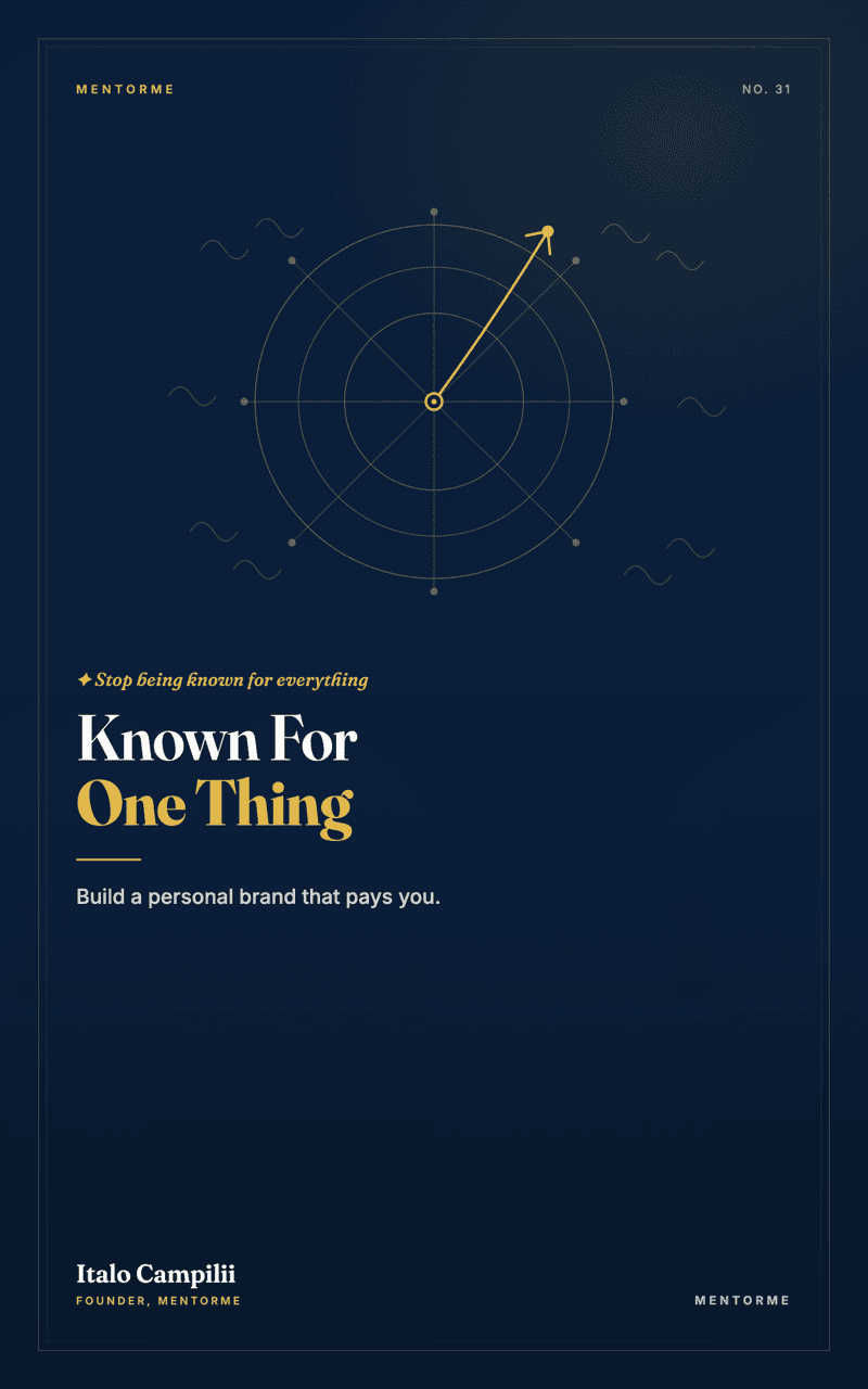 Known For One Thing — book cover