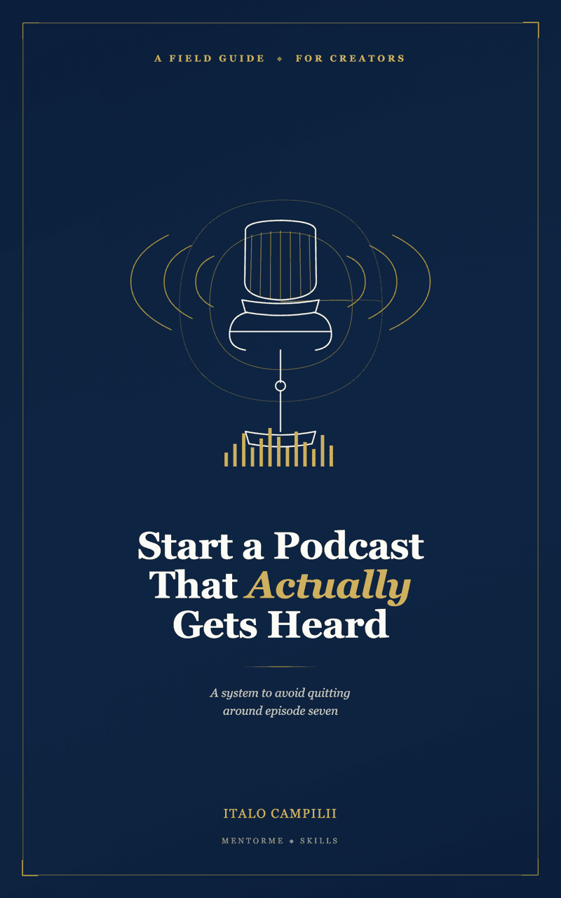 Start a Podcast That Actually Gets Heard — book cover