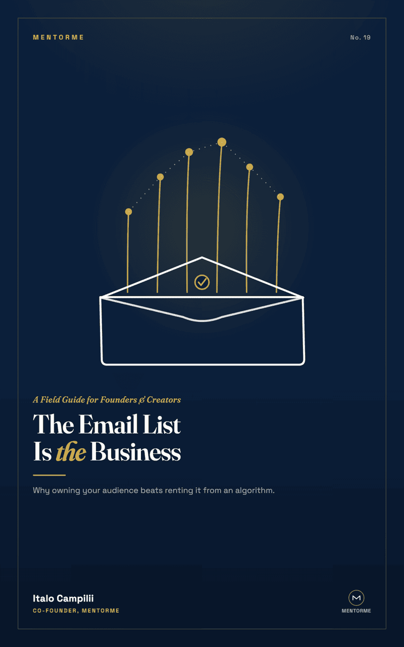 The Email List Is the Business — book cover
