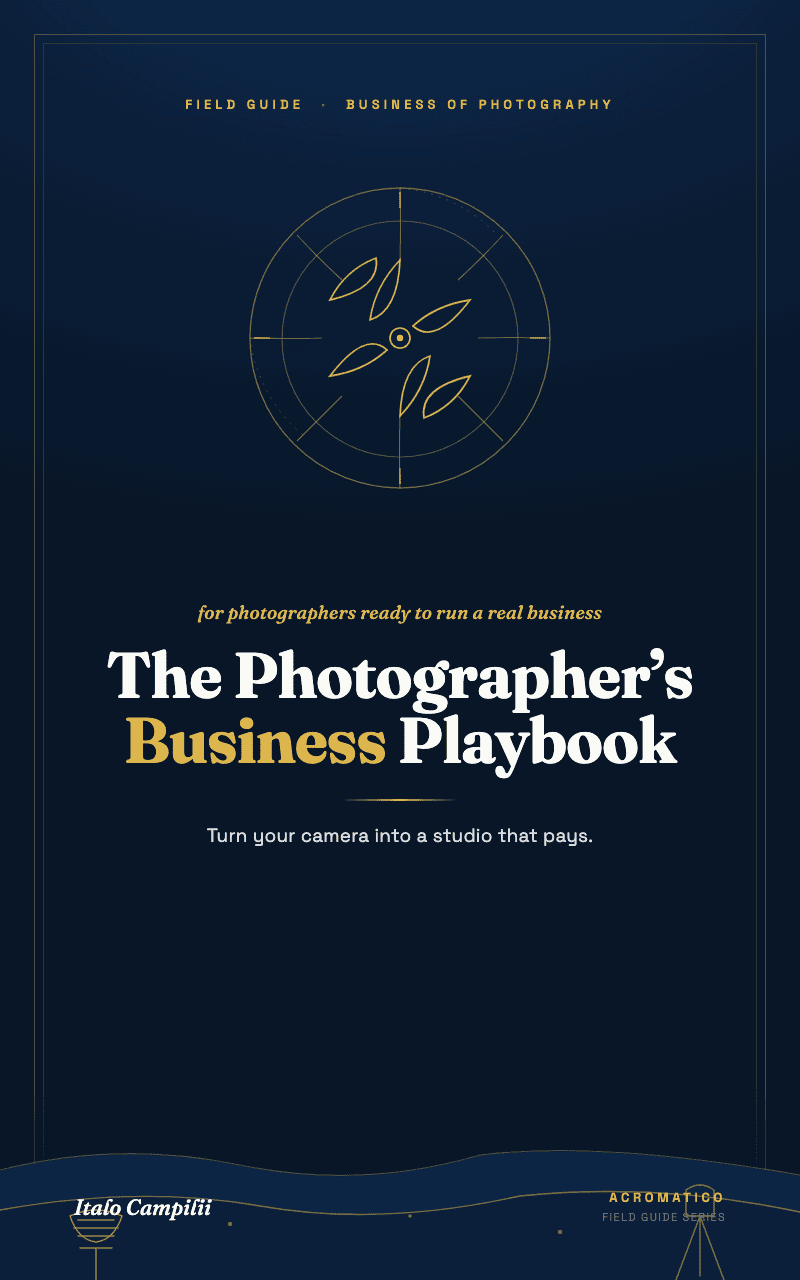 The Photographer's Business Playbook — book cover